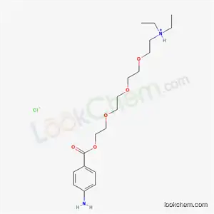 Molecular Structure of 73698-76-7 (1-(4-aminophenyl)-N,N-diethyl-1-oxo-2,5,8,11-tetraoxatridecan-13-aminium chloride)