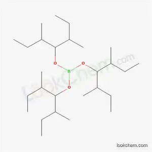 Molecular Structure of 73758-18-6 (Tris[1-(1-methylpropyl)-2-methylbutoxy]borane)