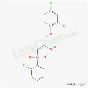 Molecular Structure of 73791-41-0 ((o-Chlorophenyl)[3-(2,4-dichlorophenoxy)-2-hydroxypropyl]arsinic acid)