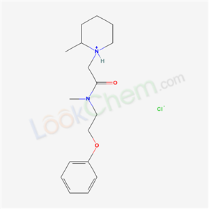77791-42-5,2-methyl-1-{2-[methyl(2-phenoxyethyl)amino]-2-oxoethyl}piperidinium chloride,