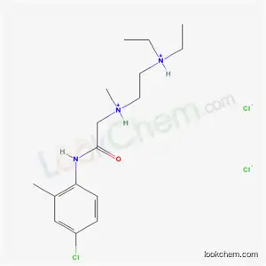 Molecular Structure of 77966-43-9 (4′-CHLORO-2-(2-(DIETHYLAMINO)ETHYL) METHYLAMINO-o-ACETOTOLUIDIDE DIHYDRO CHLORIDE			)
