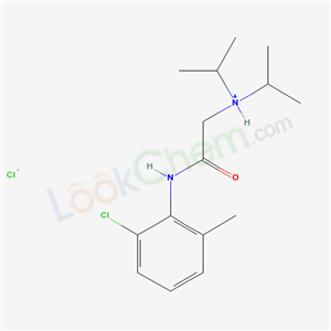 6′-CHLORO-2-(DIISOPROPYLAMINO)-o-ACETO TOLUIDIDE HYDROCHLORIDE