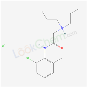 6′-CHLORO-2-(DIPROPYLAMINO)-o-ACETO TOLUIDIDE HYDROCHLORIDE