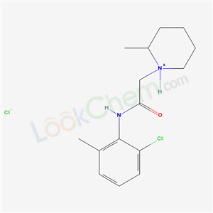 N-(2-chloro-6-methylphenyl)-2-(2-methylpiperidin-1-ium-1-yl)acetamidechloride