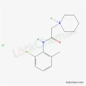 Molecular Structure of 77966-67-7 (1-{2-[(2-chloro-6-methylphenyl)amino]-2-oxoethyl}piperidinium chloride)
