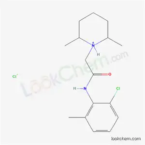 Molecular Structure of 77966-93-9 (1-{2-[(2-chloro-6-methylphenyl)amino]-2-oxoethyl}-2,6-dimethylpiperidinium chloride)