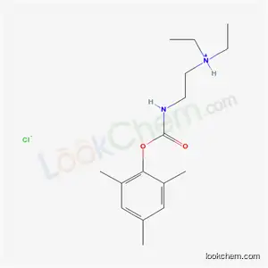 Molecular Structure of 77985-24-1 (N,N-diethyl-2-{[(2,4,6-trimethylphenoxy)carbonyl]amino}ethanaminium chloride)
