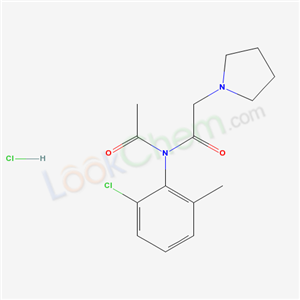 N-acetyl-N-(2-chloro-6-methylphenyl)-2-pyrrolidin-1-ylacetamidehydrochloride