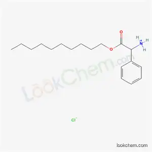 Molecular Structure of 78265-97-1 (2-(decyloxy)-2-oxo-1-phenylethanaminium chloride)