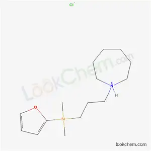 1-{3-[furan-2-yl(dimethyl)silyl]propyl}azepanium chloride