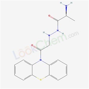 84409-78-9,(2S)-2-amino-N-(2-oxo-2-phenothiazin-10-yl-ethyl)propanehydrazide,