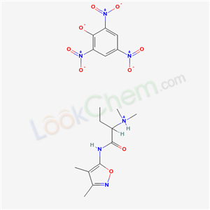 93438-33-6,1-[(3,4-dimethyl-1,2-oxazol-5-yl)amino]-N,N-dimethyl-1-oxobutan-2-aminium 2,4,6-trinitrophenolate,