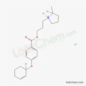 1-(3-{[4-(cyclohex-2-en-1-yloxy)benzoyl]oxy}propyl)-2-methylpyrrolidinium chloride
