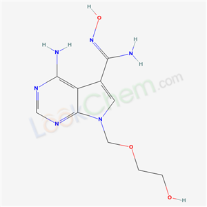120386-09-6,4-Amino-N-hydroxy-7-(2-hydroxy-ethoxymethyl)-7H-pyrrolo[2,3-d]pyrimidine-5-carboxamidine,