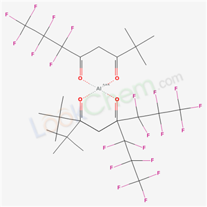 18716-26-2,6,6,7,7,8,8,8-heptafluoro-2,2-dimethyloctane-3,5-dione - aluminum (3:1),