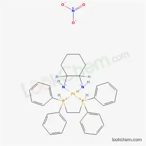 Molecular Structure of 169275-61-0 ((1,2-Bis(diphenylphosphino)ethane)(cis-1,2-diaminocyclohexane)platinum (II))