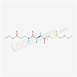 68030-50-2,[(1S)-1-(2-ethoxycarbonylethylcarbamoyl)ethyl]carbamoylmethylsulfanyl-(ethoxymethyl)-sulfanylidene-phosphanium,