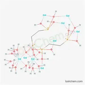 Molecular Structure of 7240-89-3 (gadolinium; trihydroxy-(2-trihydroxyphosphaniumylethyl)phosphanium; decahydrate)