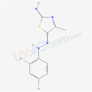 2,4-dichloro-N-[(2-imino-4-methyl-1,3-thiazol-5-ylidene)amino]aniline cas  33174-98-0