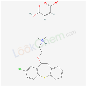 2-[(8-chloro-10,11-dihydrodibenzo[b,f]thiepin-10-yl)oxy]-N,N-dimethylethanaminium (2Z)-3-carboxyprop-2-enoate