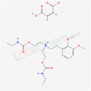 27806-00-4,2-(2,3-dimethoxyphenyl)-N,N-bis{2-[(ethylcarbamoyl)oxy]ethyl}ethanaminium (2Z)-3-carboxyprop-2-enoate,
