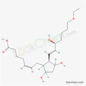 Molecular Structure of 41639-53-6 ((5Z)-7-{(2R)-2-[(1E,3S)-7-ethoxy-3-hydroxyhept-1-en-1-yl]-3,5-dihydroxycyclopentyl}hept-5-enoic acid)