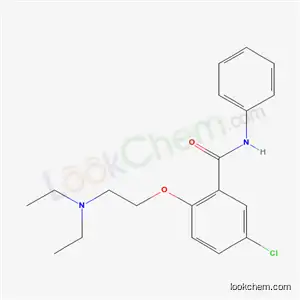 Molecular Structure of 7432-27-1 (5-chloro-2-[2-(diethylamino)ethoxy]-N-phenylbenzamide)
