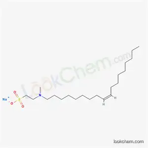 Molecular Structure of 7346-80-7 (sodium (Z)2-(methyl-9-octadecenylamino)ethanesulphonate)