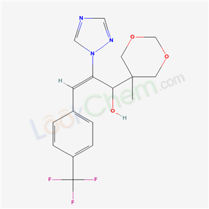 1H-1,2,4-Triazole-1-ethanol, alpha-(5-methyl-1,3-dioxan-5-yl)-beta-((4-(trifluoromethyl)phenyl)methylene)-