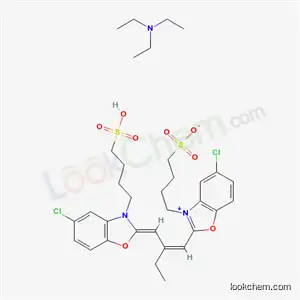 Molecular Structure of 92771-38-5 (5-CHLORO-2-(2-[(5-CHLORO-3-(4-SULFOBUTYL)-2(3H)- BENZOXAZOLYLIDENE)METHYL]-1-BUTENYL)-3-(4-SULFOBUTYL)-BENZOXAZOLIUM HYDROXIDE, INNER SALT TRIETHYLAMIN E SALT)