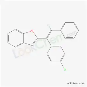 Molecular Structure of 89998-99-2 (2-[(E)-1-(4-chlorophenyl)-2-phenylethenyl]-1-benzofuran)