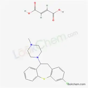 Molecular Structure of 5118-52-5 (1-(3-chloro-10,11-dihydrodibenzo[b,f]thiepin-10-yl)-4-methylpiperazine (2E)-but-2-enedioate)