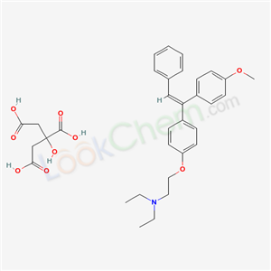 13542-71-7,N,N-diethyl-2-{4-[(E)-1-(4-methoxyphenyl)-2-phenylethenyl]phenoxy}ethanamine 2-hydroxypropane-1,2,3-tricarboxylate (salt),
