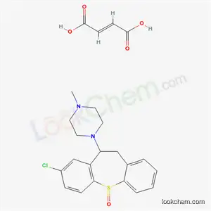 Molecular Structure of 19939-38-9 (Piperazine, 1-(8-chloro-10,11-dihydrodibenzo(b,f)thiepin-10-yl)-4-meth yl-, S-oxide, (Z)-2-butenedioate (1:1))