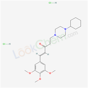 37151-43-2,(1E)-5-(4-cyclohexylpiperazin-1-yl)-1-(3,4,5-trimethoxyphenyl)pent-1-en-3-one dihydrochloride,