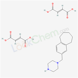 55037-85-9,1-(6,7,8,9-tetrahydro-5H-benzo[7]annulen-2-ylmethyl)piperazine di[(2E)-but-2-enedioate],
