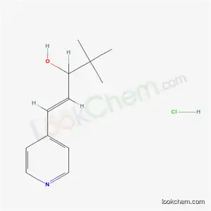 Molecular Structure of 58344-53-9 ((1E)-4,4-dimethyl-1-pyridin-4-ylpent-1-en-3-ol hydrochloride)