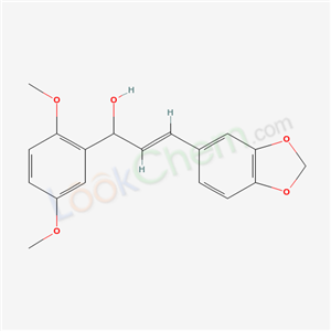 58344-94-8,(2E)-3-(1,3-benzodioxol-5-yl)-1-(2,5-dimethoxyphenyl)prop-2-en-1-ol,