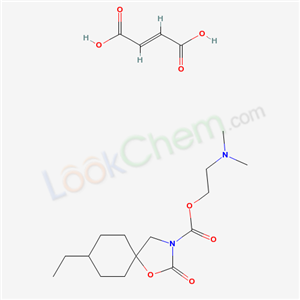 72017-33-5,2-(dimethylamino)ethyl 8-ethyl-2-oxo-1-oxa-3-azaspiro[4.5]decane-3-carboxylate (2E)-but-2-enedioate,