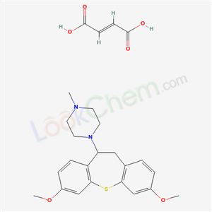 80709-63-3,1-(10,11-Dihydro-3,7-dimethoxydibenzo(b,f)thiepin-10-yl)-4-methylpiper azine maleate,