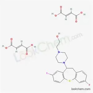 4-(10,11-Dihydro-3-fluoro-8-iododibenzo(b,f)thiepin-10-yl)-1-piperazineethanol maleate (1:2)
