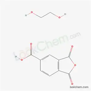 1,3-Dioxo-2-benzofuran-5-carboxylic acid;ethane-1,2-diol