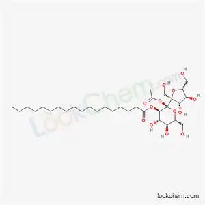 Molecular Structure of 52439-69-7 (alpha-d-Glucopyranoside, beta-d-fructofuranosyl, acetate octadecanoate)
