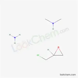 Molecular Structure of 52722-38-0 (Methanamine, N-methyl-, polymer with ammonia and (chloromethyl)oxirane)