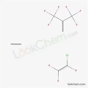 Molecular Structure of 54302-04-4 (1-Propene, 3,3,3-trifluoro-2-(trifluoromethyl)-, polymer with chlorotrifluoroethene and ethene)
