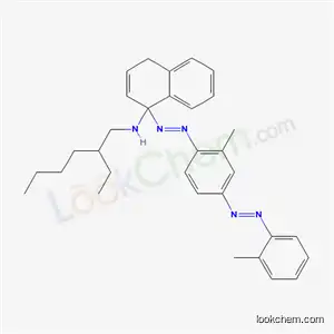 Molecular Structure of 56358-09-9 (N-(2-ethylhexyl)-1-[[2-methyl-4-[(2-methylphenyl)azo]phenyl]azo]naphthalen-1-amine)