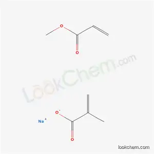 Molecular Structure of 57292-01-0 (sodium 2-methylprop-2-enoate - methyl prop-2-enoate (1:1))