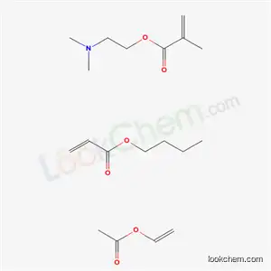 Molecular Structure of 58048-85-4 (butyl prop-2-enoate; 2-dimethylaminoethyl 2-methylprop-2-enoate; ethenyl acetate)