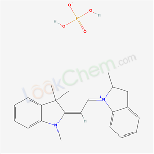 59737-18-7,2-[2-(2,3-dihydro-2-methyl-1H-indol-1-yl)vinyl]-1,3,3-trimethyl-3H-indolium dihydrogen phosphate,2-[2-(2,3-dihydro-2-methyl-1H-indol-1-yl)vinyl]-1,3,3-trimethyl-3H-indolium dihydrogen phosphate