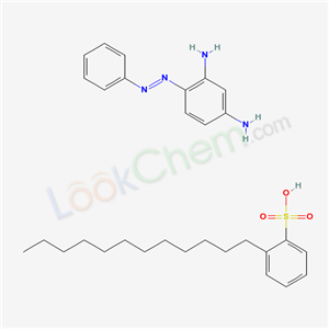 Benzenesulfonic acid, dodecyl-, compd. with 4-(phenylazo)-1,3-benzenediamine (1:1)